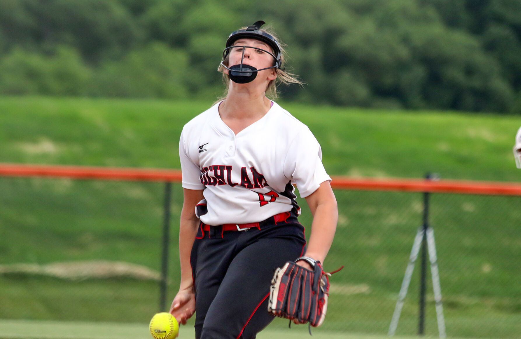 Highland vs. Waterloo softball